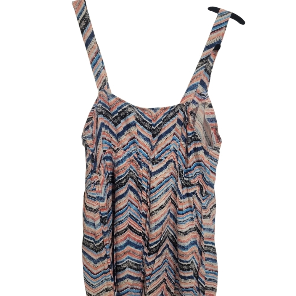 Chevron Patterned Women's Dress - Picture 2 of 2